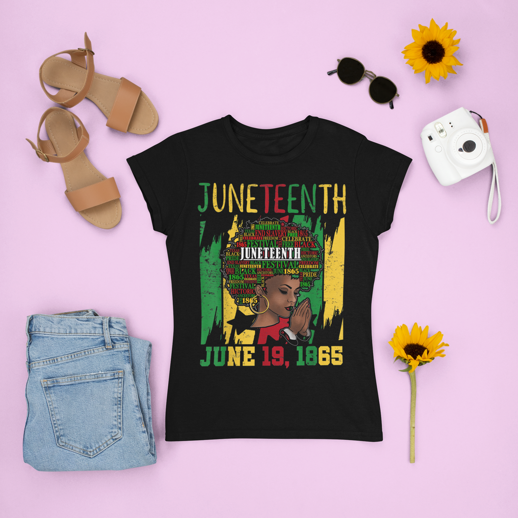 Juneteenth Afro Tee