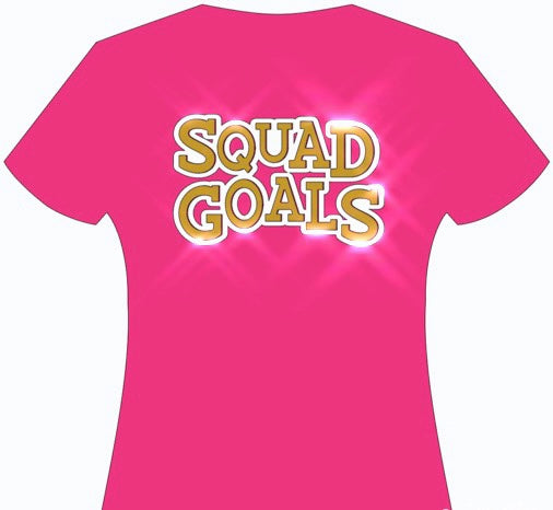 Squad Goals Shimmering Tee